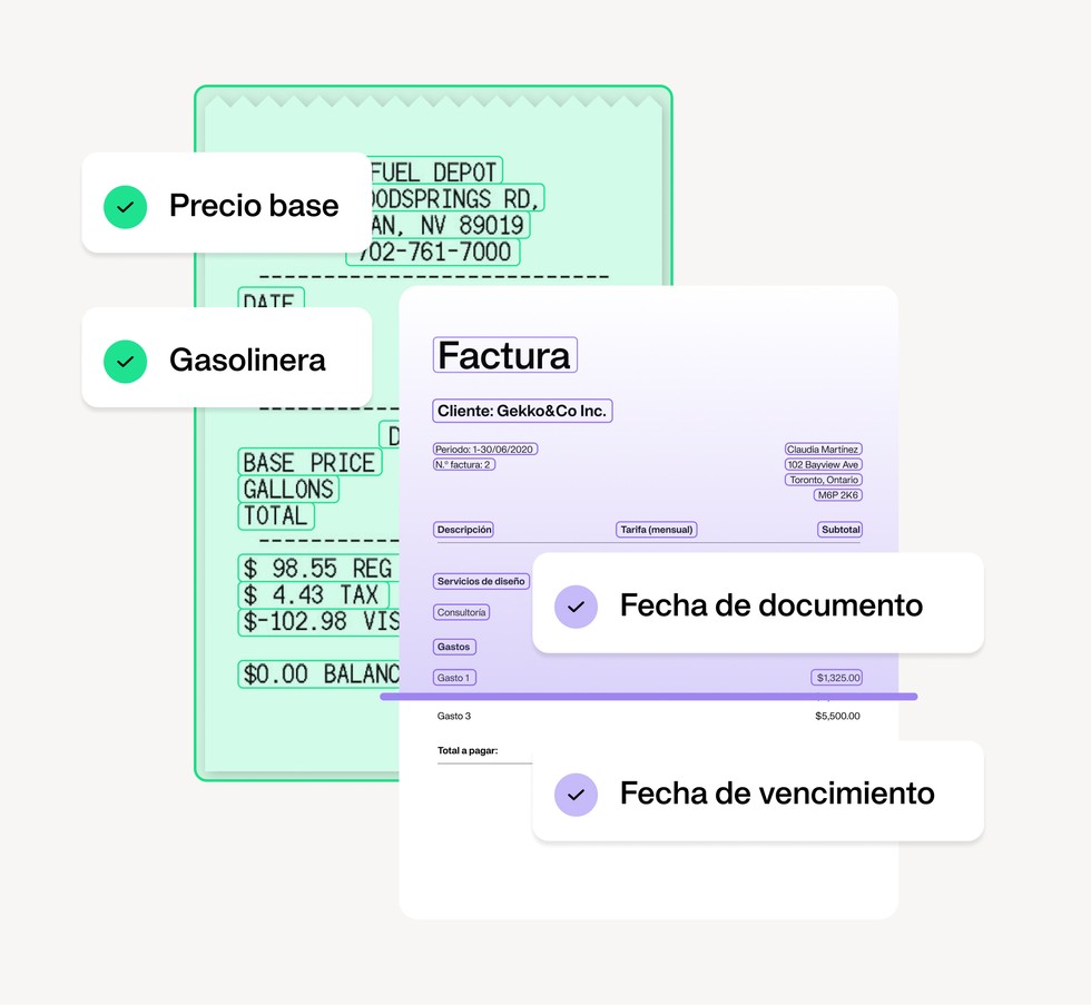 Automated Receipts and Invoices Analysis (ARIA) es el algoritmo de extracción de datos desarrollado internamente. ARIA ayuda a los clientes de Payhawk a procesar recibos y facturas automáticamente, ahorrando un tiempo precioso.